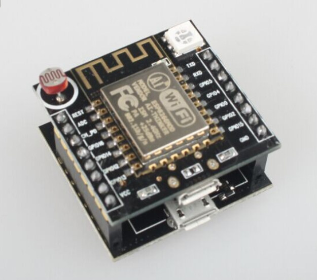 3 Compact Esp8266 Board Includes Rgd Led Photo Resistor