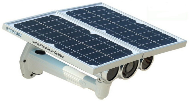 4g solar powered security camera