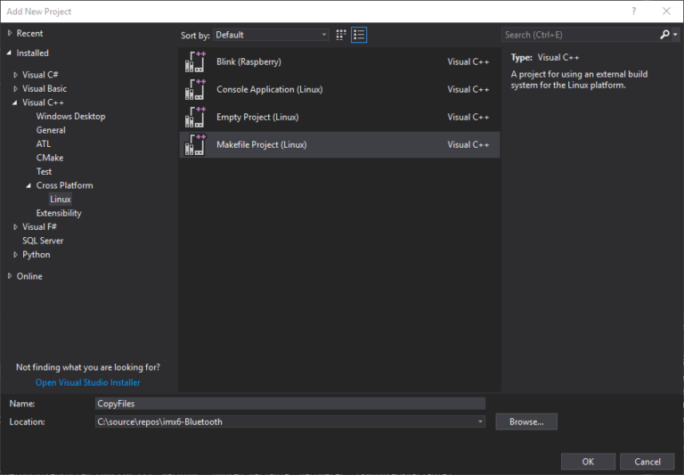 Visual Studio 2017 with an Embedded Linux Arm Device - CNX Software