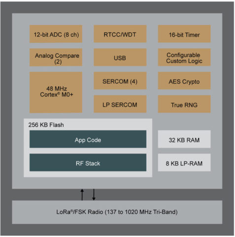 Microchip Releases Tiny SAM R34/R35 LoRa SiPs And Development Kit - CNX ...