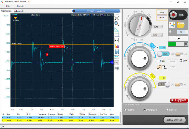 sainsmart oscilloscope software