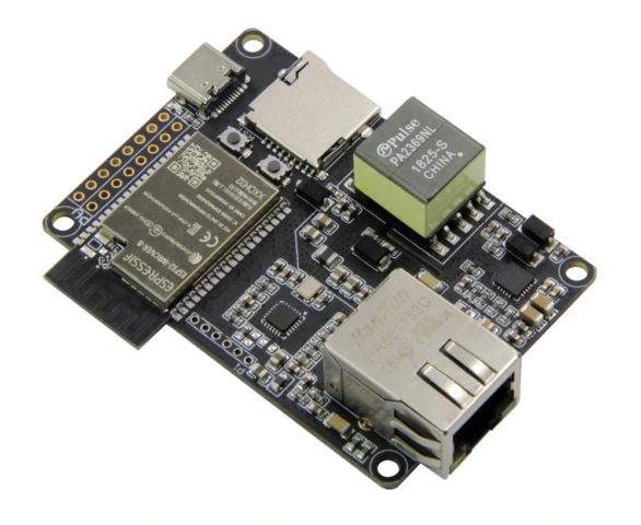 TTGO T-Internet-POE Board Provides Ethernet, PoE, WiFi, Bluetooth for ...