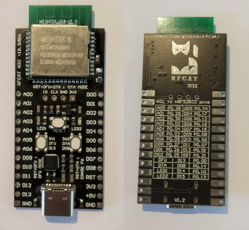 Rfcat N32 Long Range Nrf522 Bluetooth Board Delivers 30x The Transmission Power With An Amplifier Cnx Software