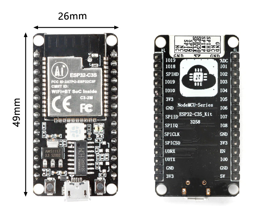 Nodemcu Esp32 C3 Wifi And Ble Iot Boards Show Up For About 4 Hiswai