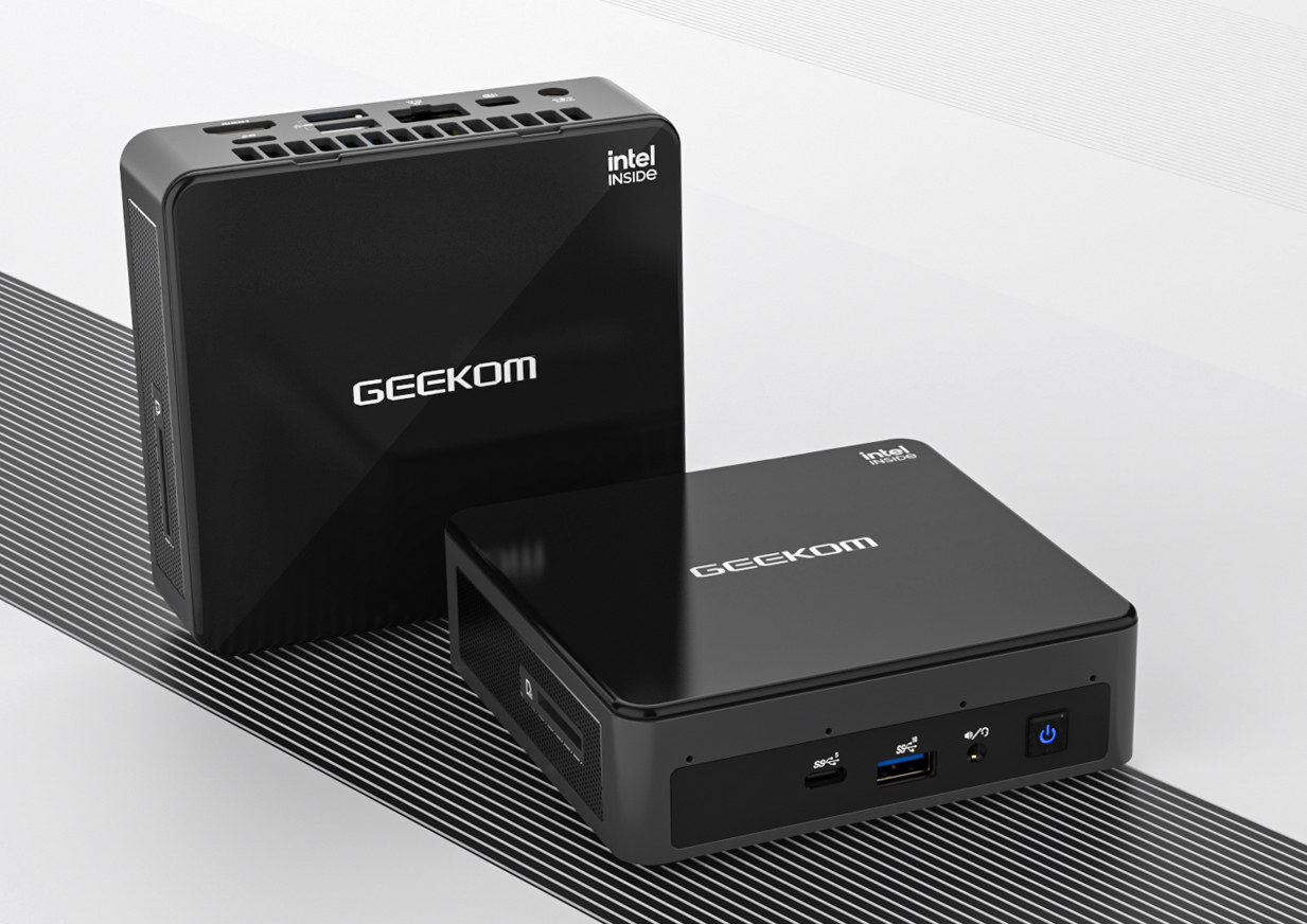 GEEKOM Mini PC 11th Gen 4-Cores N5095, 8GB | 256GB SSD | Win11 Pro up to  2.9GHz