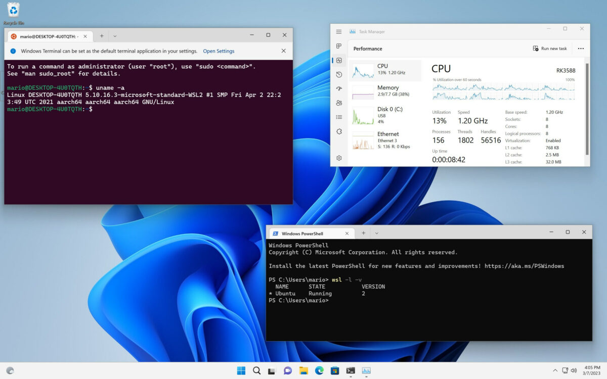 Windows 11 Shown To Run On Rock 5B Arm SBC (Rockchip RK3588) - CNX Software