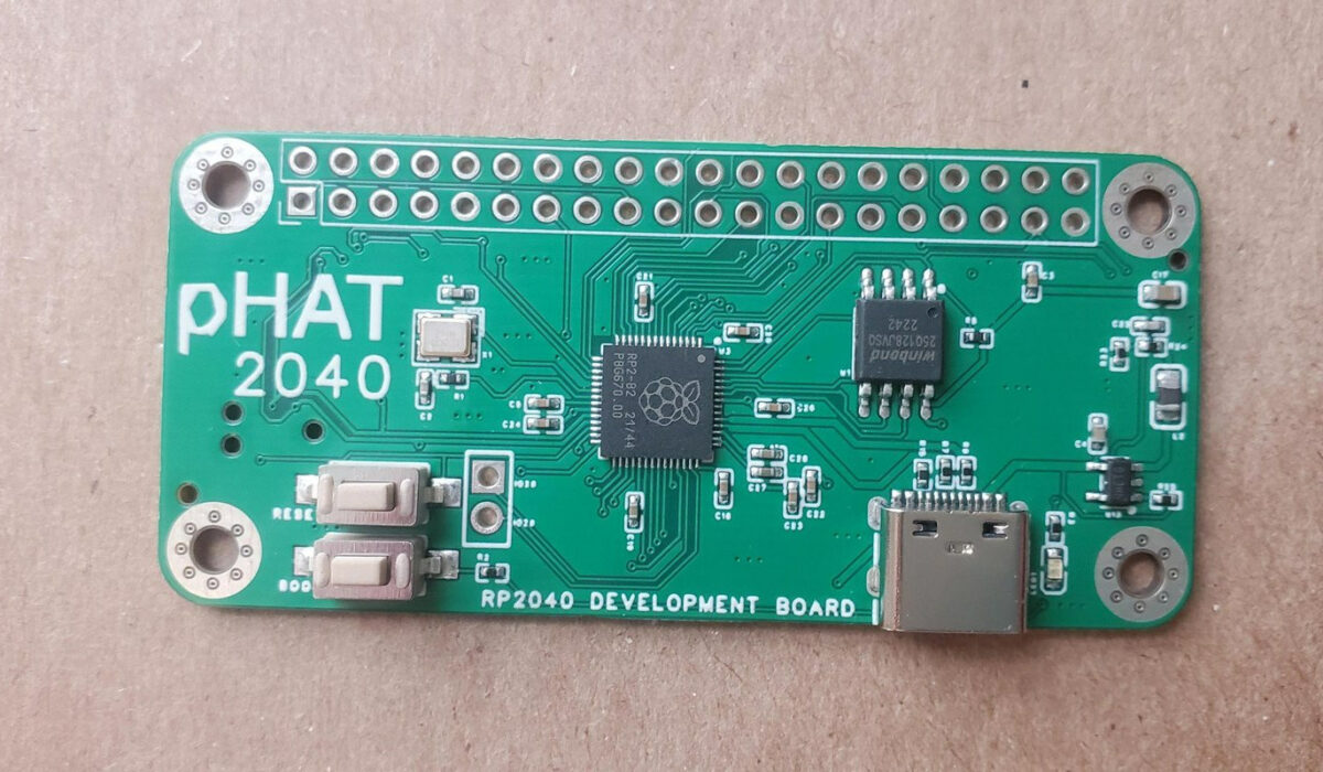 Raspberry Pi Rp2040 Phat Board Comes With A 40 Pin Gpio Header Cnx Software 2331