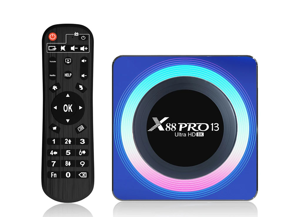 X88Pro 13 8K TV box runs Android 13 on Rockchip RK3528 SoC - CNX Software