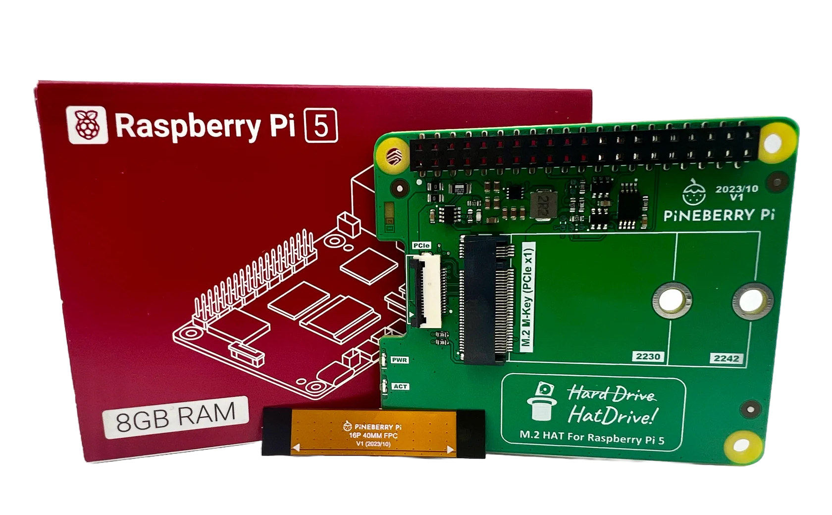 Raspberry Pi 5 gets an M.2 PCIe HAT - Meet PineBerry Pi HatDrive