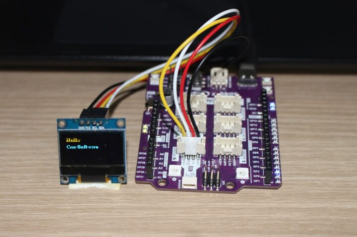 Maker Uno RP2040 Displaying Text on OLED module