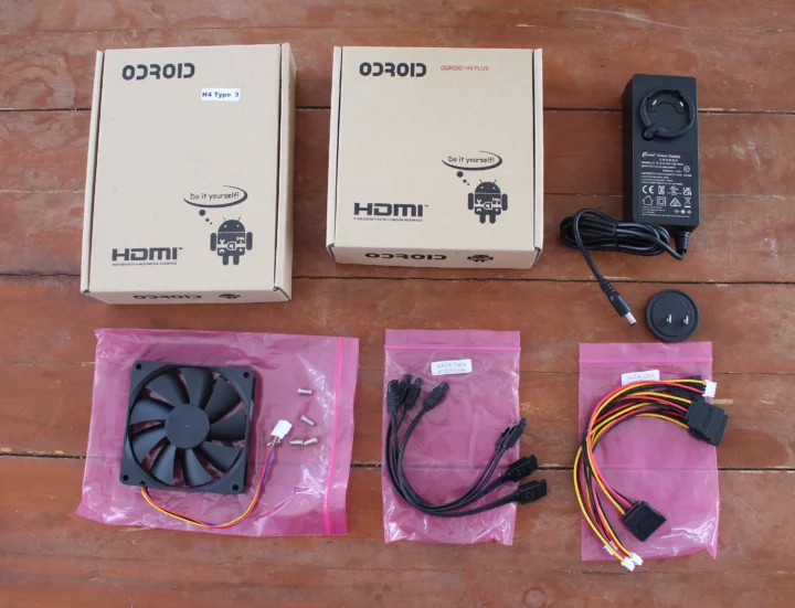 ODROID-H4+ kit with Type 3 case, 12V power adapter