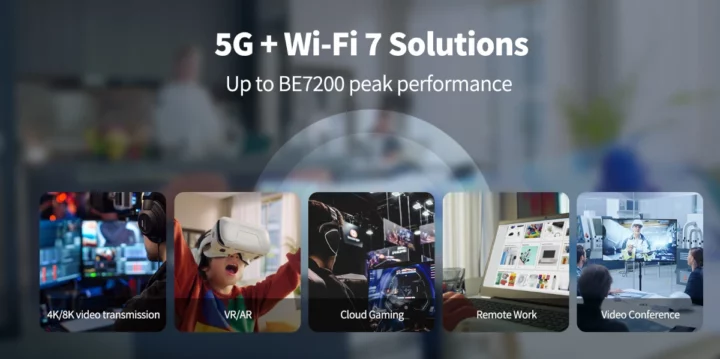 5G + WiFi 7 solutions