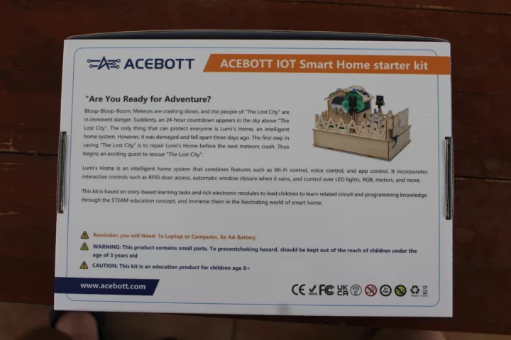 ACEBOTT ESP32 STEAM education Smart Home kit