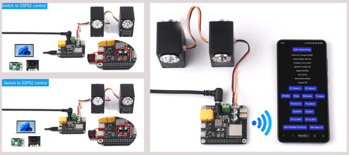 Bus Servo Driver HAT A Control Scheme