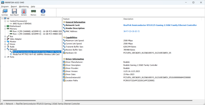 GEEKOM A8 2.5Gbps Ethernet