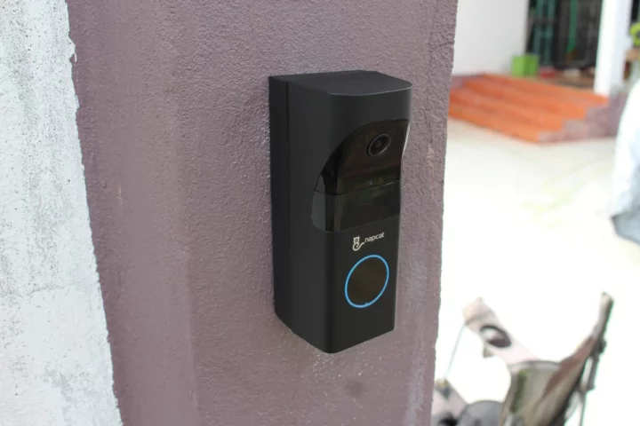 NapCat S1 review mounting video doorbell