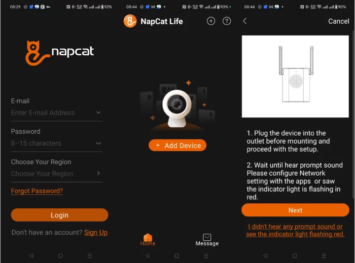 Napcat Android add device