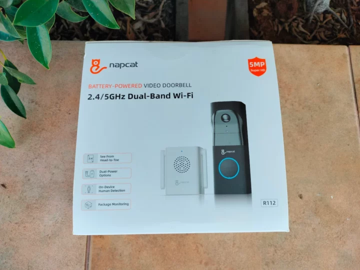 Napcat dual-band WiFi Video Doorbell package