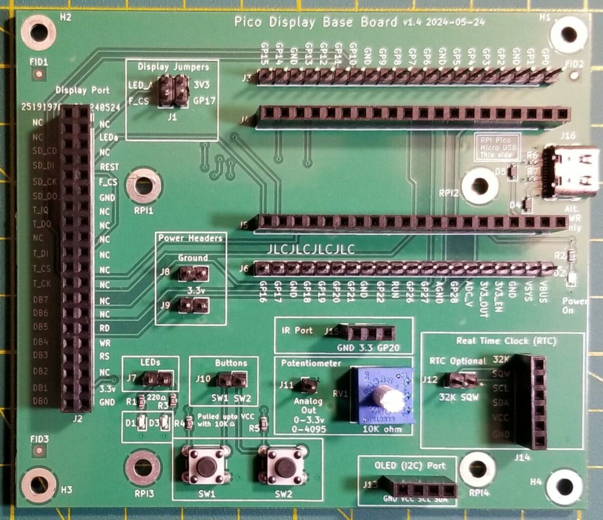 The Pico Display Base Board offers a simpler way to create Raspberry Pi ...