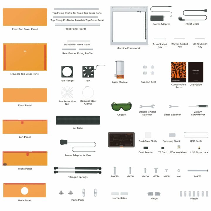 TOOCAA L2 20W packing list