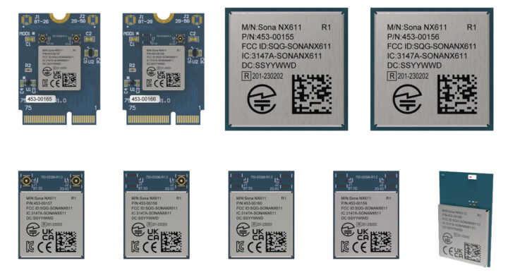 All Sona NX611 modules