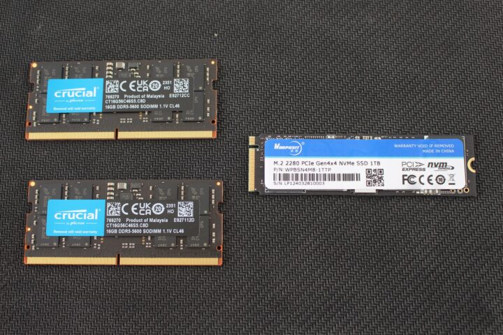 16GB Crucial DDR5-5600 1TB Wooposit SSD 