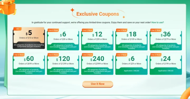 PCBWAY Exclusive Coupons