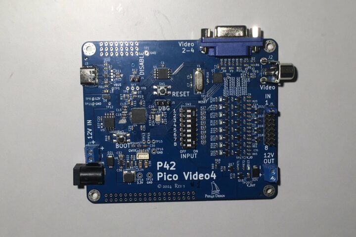 Pico Video4 display board top