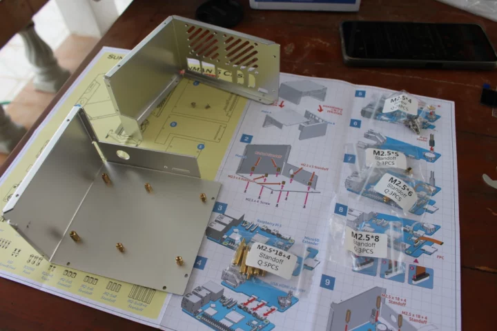 Raspberry Pi 5 case assembly