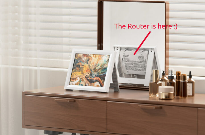 router photo frame