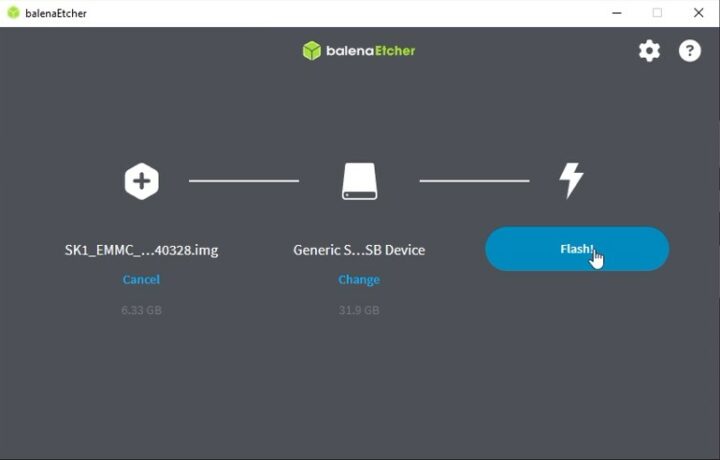 Balena Etcher Flash Firmware