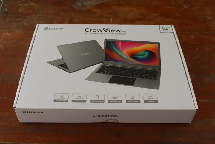 CrowView Note 14-inch Portable Monitor package