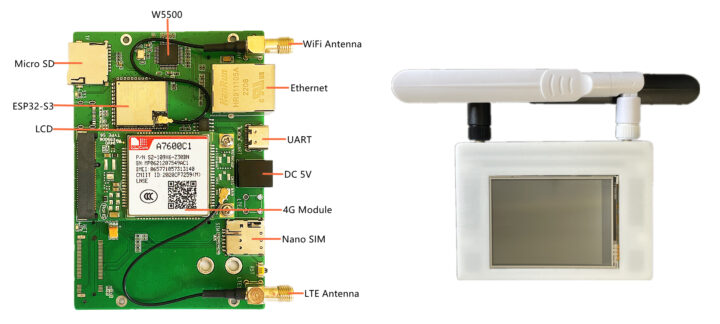 ESP32-S3 Gateway Ethernet 4G LTE