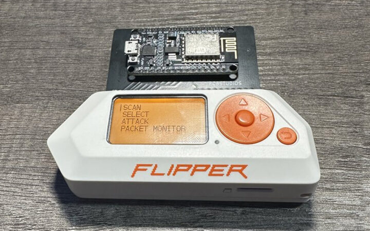 Flipper Zero ESP8266 Deauther board