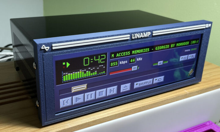 Linamp audio player