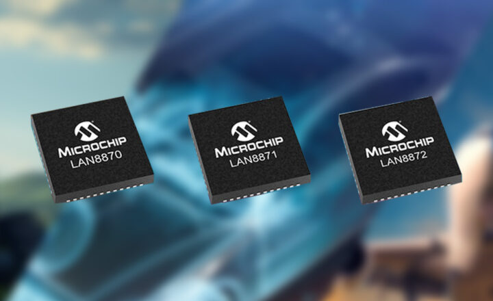 Microchip LAN887x family of Ethernet single-pair transceivers : LAN8870, LAN8871, and LAN8872