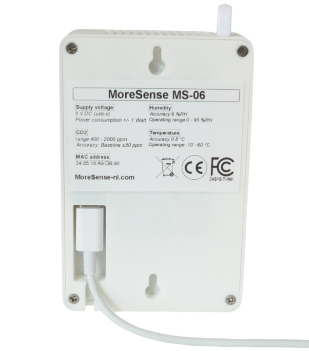 MoreSense MS 06 sensor back