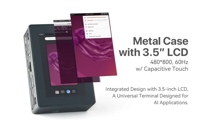 NanoPi M6 3.5-inch touchscreen display