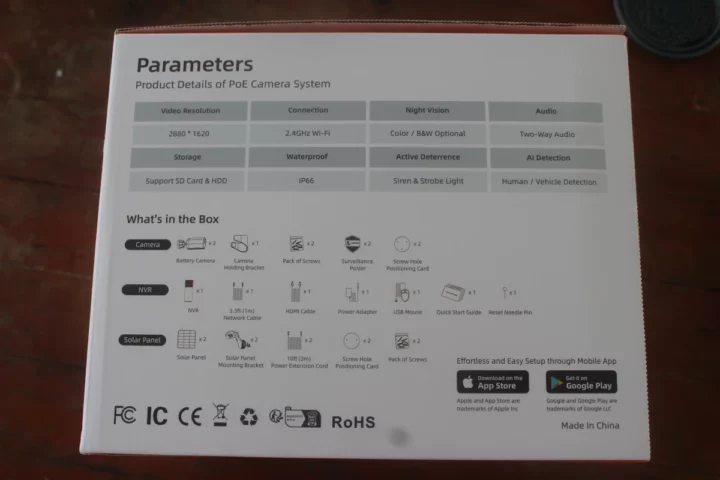 Napcat N1S22 specifications