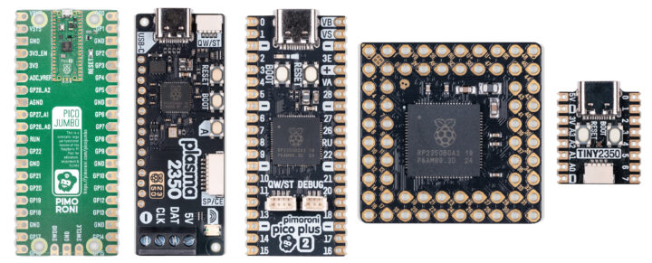 Pimoroni’s RP2350 Based Development Boards