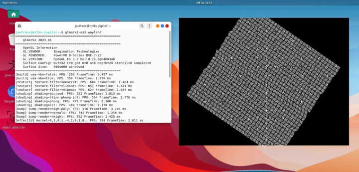 RISC-V glmark2-es2 wayland