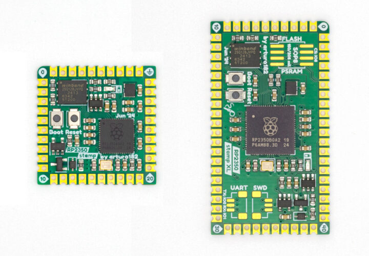 RP2350 Stamp (RP2350A) and RP2350 Stamp XL (RP2350B)