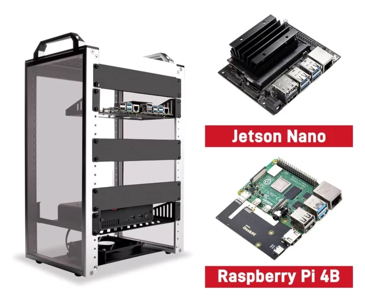 Rackmount for Raspberry Pi 4, Jetson Nano