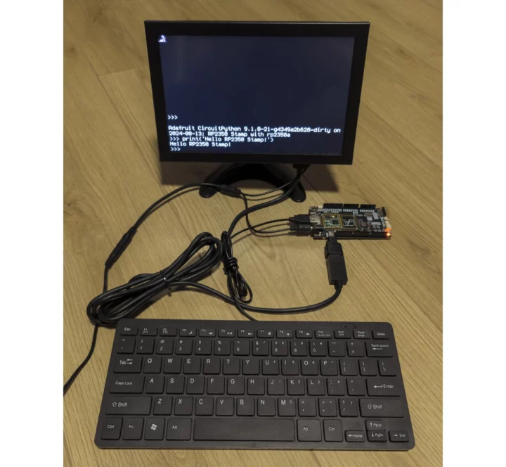 Raspberry Pi RP2350 HSTX video output