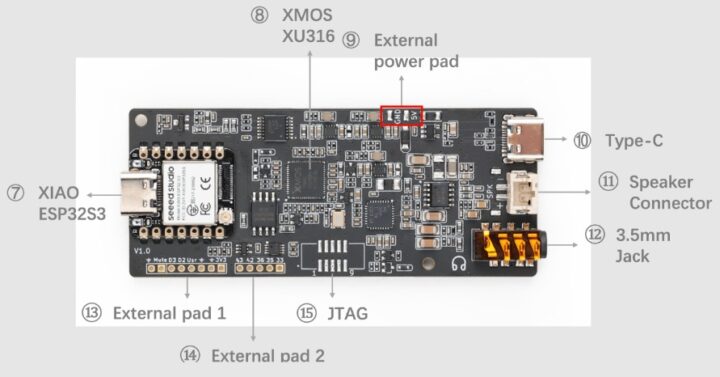 ReSpeaker Lite board Front