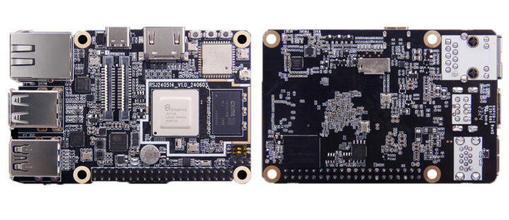 XPI 7110 RISC V SBC Top and Bottom