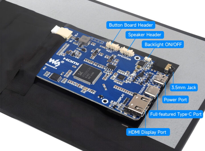 11.6inch 1768x828 LCD details