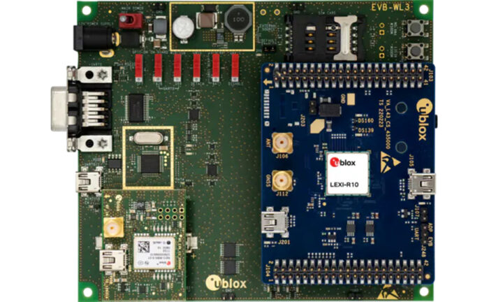 EVK-LEXI-R10 evaluation kit for LTE Cat 1Bis