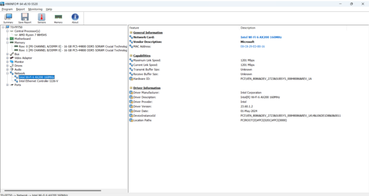 Maxtang T0-FP750 Network WiFi 6