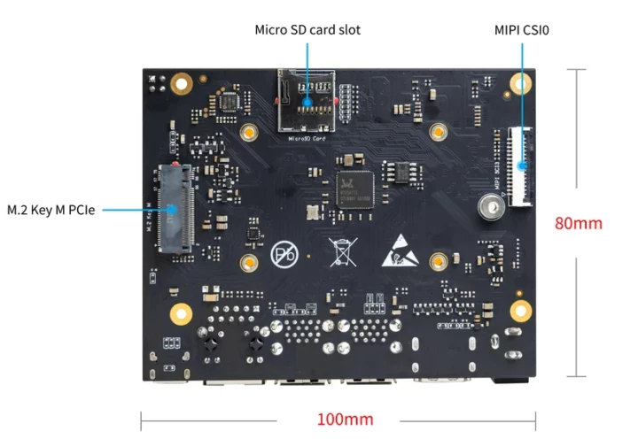 Rockchip RK3576 board M.2 socket MIPI CSI